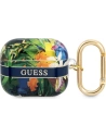 Etui Guess GUA3HHFLB Apple AirPods 3 albastru/blue Flower Strap Collection