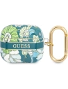Etui Guess GUA3HHFLN Apple AirPods 3 verde/green Colecția Flower Strap