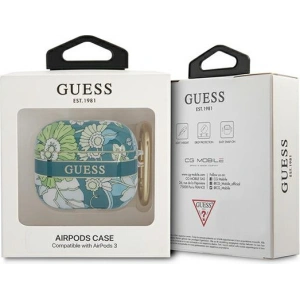 Kup Etui Guess GUA3HHFLN Apple AirPods 3 verde/green Colecția Flower Strap - GUE1749GRN - {ean13} - Sklep Home Screen