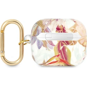 Kup Etui Guess GUA3HHFLU Apple AirPods 3 violet/colecția Flower Strap - GUE1750PRP - {ean13} - Sklep Home Screen