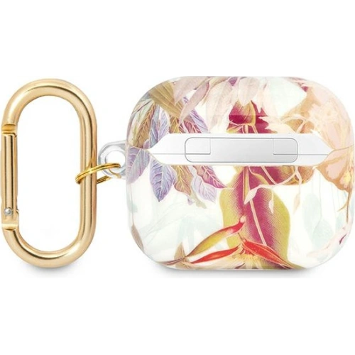 Kup Etui Guess GUA3HHFLU Apple AirPods 3 fioletowy/purple Flower Strap Collection - GUE1750PRP - {ean13} - Sklep Home Screen
