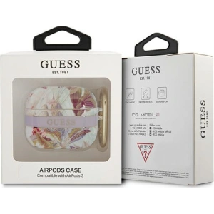 Kup Etui Guess GUA3HHFLU Apple AirPods 3 violet/colecția Flower Strap - GUE1750PRP - {ean13} - Sklep Home Screen