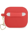 Kup Etui Guess GUA3LSCHSR Apple AirPods 3 roșu/red Silicon Charm Heart Collection - GUE1752RED - {ean13} - Sklep Home Screen