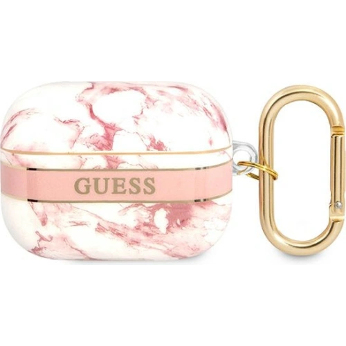 Kup Etui Guess GUAPHCHMAP Apple AirPods Pro różowy/pink Marble Strap Collection - GUE1754PNK - {ean13} - Sklep Home Screen