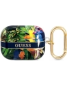 Etui Guess GUAPHHFLB Apple AirPods Pro albastru/blue Flower Strap Collection