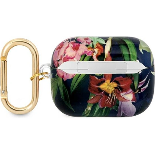 Kup Etui Guess GUAPHHFLB Apple AirPods Pro niebieski/blue Flower Strap Collection - GUE1755BLU - {ean13} - Sklep Home Screen