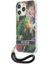 Kup Case Guess GUHCP13LHFLSB Apple iPhone 13 Pro blau/hardcase Flower Strap - GUE1759BLU - {ean13} - Sklep Home Screen