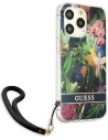 Kup Case Guess GUHCP13LHFLSB Apple iPhone 13 Pro blau/hardcase Flower Strap - GUE1759BLU - {ean13} - Sklep Home Screen