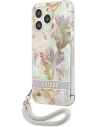 Kup Etui Guess GUHCP13LHFLSU Apple iPhone 13 Pro violet/hardcase cu model de flori Strap - GUE1762PRP - {ean13} - Sklep Home Screen