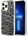 Case Guess GUHCP13LHSLEOK Apple iPhone 13 Pro grau/hardcase Leopard