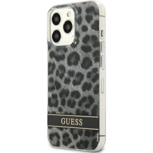Etui Guess GUHCP13LHSLEOK Apple iPhone 13 Pro szary/grey hardcase Leopard