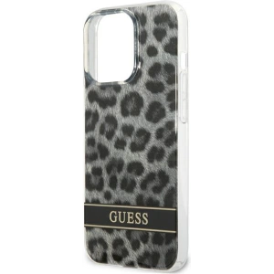 Etui Guess GUHCP13LHSLEOK Apple iPhone 13 Pro szary/grey hardcase Leopard