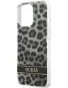 Kup Etui Guess GUHCP13LHSLEOK Apple iPhone 13 Pro szary/grey hardcase Leopard - GUE1763GRY - {ean13} - Sklep Home Screen