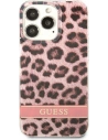 Kup Etui Guess GUHCP13LHSLEOP Apple iPhone 13 Pro różowy/pink hardcase Leopard - GUE1764PNK - {ean13} - Sklep Home Screen