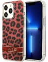 Etui Guess GUHCP13LHSLEOR Apple iPhone 13 Pro roșu/red hardcase Leopard
