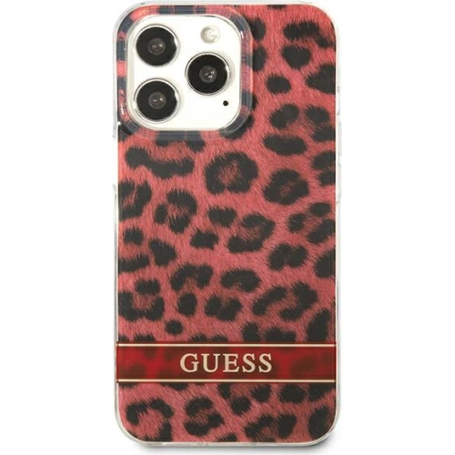 Kup Etui Guess GUHCP13LHSLEOR Apple iPhone 13 Pro piros/red hardcase Leopard - GUE1765RED - {ean13} - Sklep Home Screen