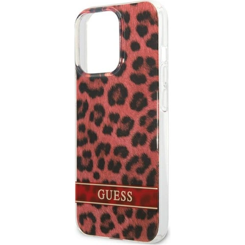 Kup Etui Guess GUHCP13LHSLEOR Apple iPhone 13 Pro piros/red hardcase Leopard - GUE1765RED - {ean13} - Sklep Home Screen