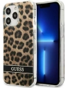 Etui Guess GUHCP13LHSLEOW Apple iPhone 13 Pro brązowy/brown hardcase Leopard