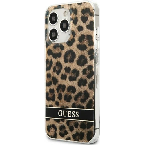 Kup Etui Guess GUHCP13LHSLEOW Apple iPhone 13 Pro brązowy/brown hardcase Leopard - GUE1766BR - {ean13} - Sklep Home Screen
