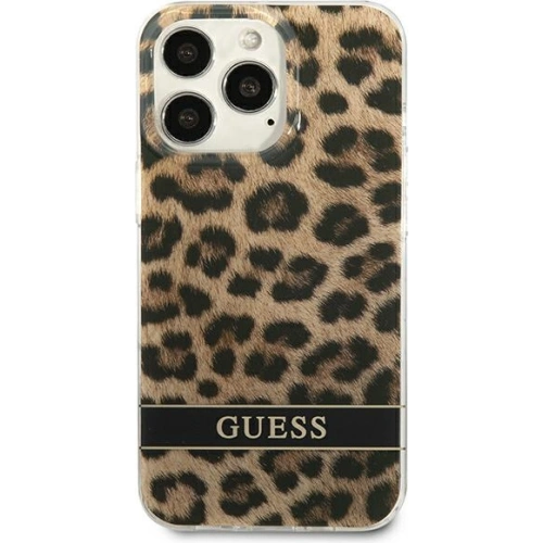 Kup Etui Guess GUHCP13LHSLEOW Apple iPhone 13 Pro brązowy/brown hardcase Leopard - GUE1766BR - {ean13} - Sklep Home Screen