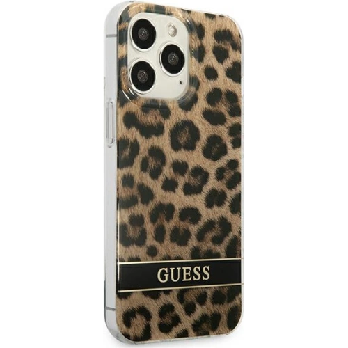 Kup Etui Guess GUHCP13LHSLEOW Apple iPhone 13 Pro brązowy/brown hardcase Leopard - GUE1766BR - {ean13} - Sklep Home Screen