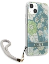 Buy Guess GUHCP13MHFLSN Apple iPhone 13 green hardcase Flower Strap - GUE1769GRN - {ean13} - Home Screen Store Europe