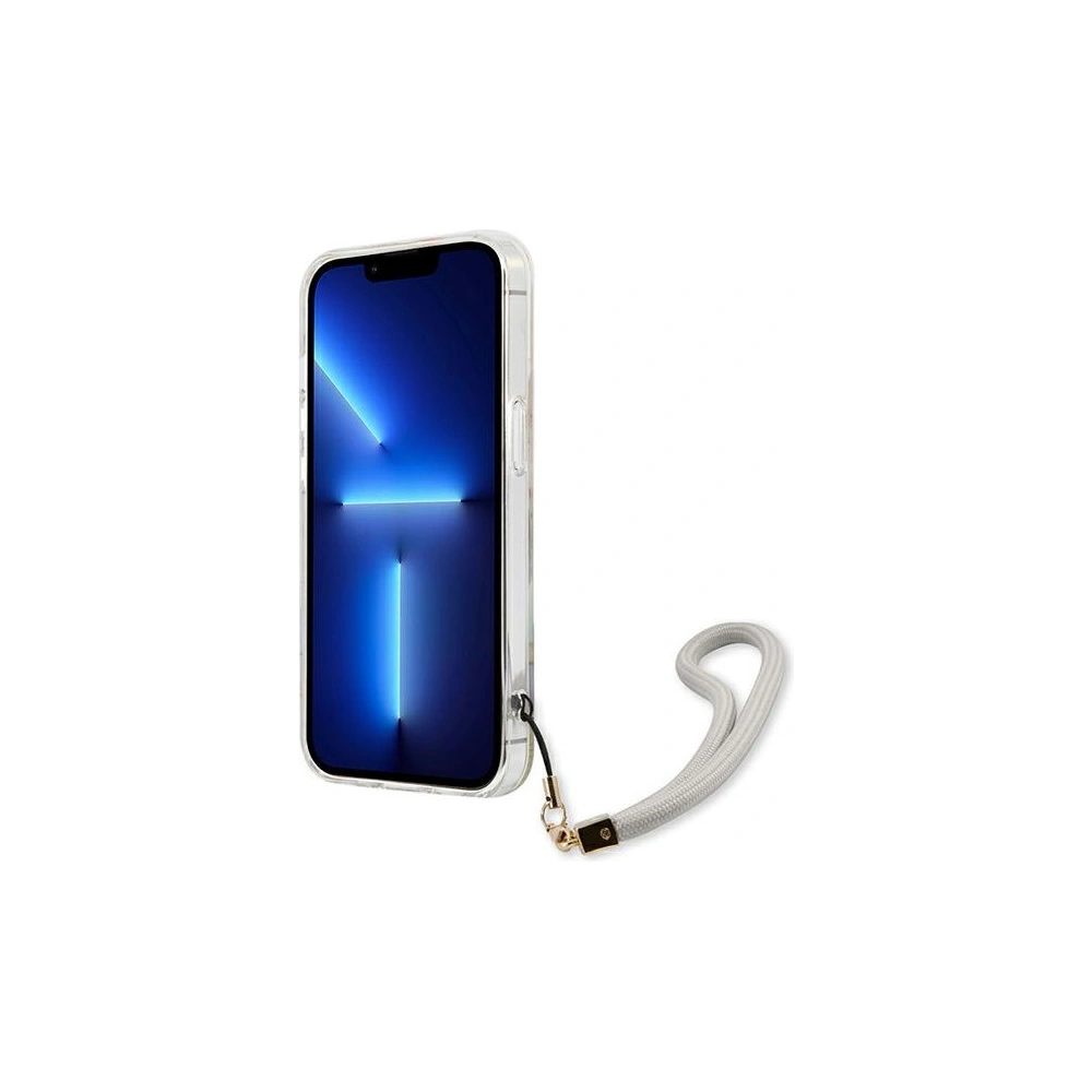 Etui Guess GUHCP13MHFLSU Apple iPhone 13 fioletowy/purple hardcase Flower Strap