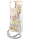Buy Guess GUHCP13MHFLSU Apple iPhone 13 purple hardcase Flower Strap - GUE1770PRP - {ean13} - Home Screen Store Europe