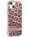 Buy Guess GUHCP13MHSLEOP Apple iPhone 13 pink hardcase Leopard - GUE1771PNK - {ean13} - Home Screen Store Europe