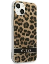 Buy Guess GUHCP13MHSLEOW Apple iPhone 13 brown hardcase Leopard - GUE1772BR - {ean13} - Home Screen Store Europe
