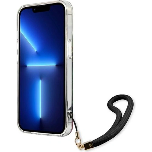 Kup Etui Guess GUHCP13SHFLSB Apple iPhone 13 mini albastru/blue hardcase Flower Strap - GUE1773BLU - {ean13} - Sklep Home Screen
