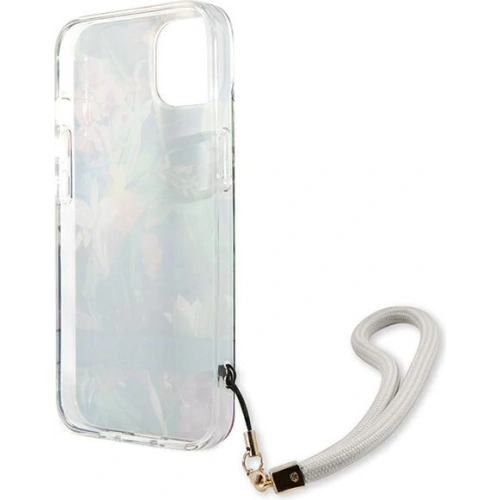 Kup Etui Guess GUHCP13SHFLSB Apple iPhone 13 mini albastru/blue hardcase Flower Strap - GUE1773BLU - {ean13} - Sklep Home Screen