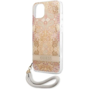 Kup Case Guess GUHCP13SHFLSD Apple iPhone 13 mini gold/hartschale Blumenband - GUE1774GLD - {ean13} - Sklep Home Screen