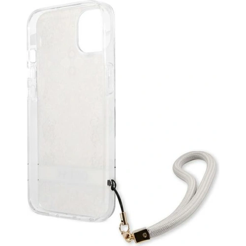 Kup Etui Guess GUHCP13SHFLSD Apple iPhone 13 mini aur/gold hardcase Flower Strap - GUE1774GLD - {ean13} - Sklep Home Screen
