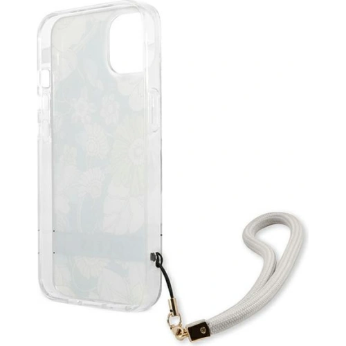 Kup Case Guess GUHCP13SHFLSN Apple iPhone 13 mini grün/green hardcase Flower Strap - GUE1775GRN - {ean13} - Sklep Home Screen
