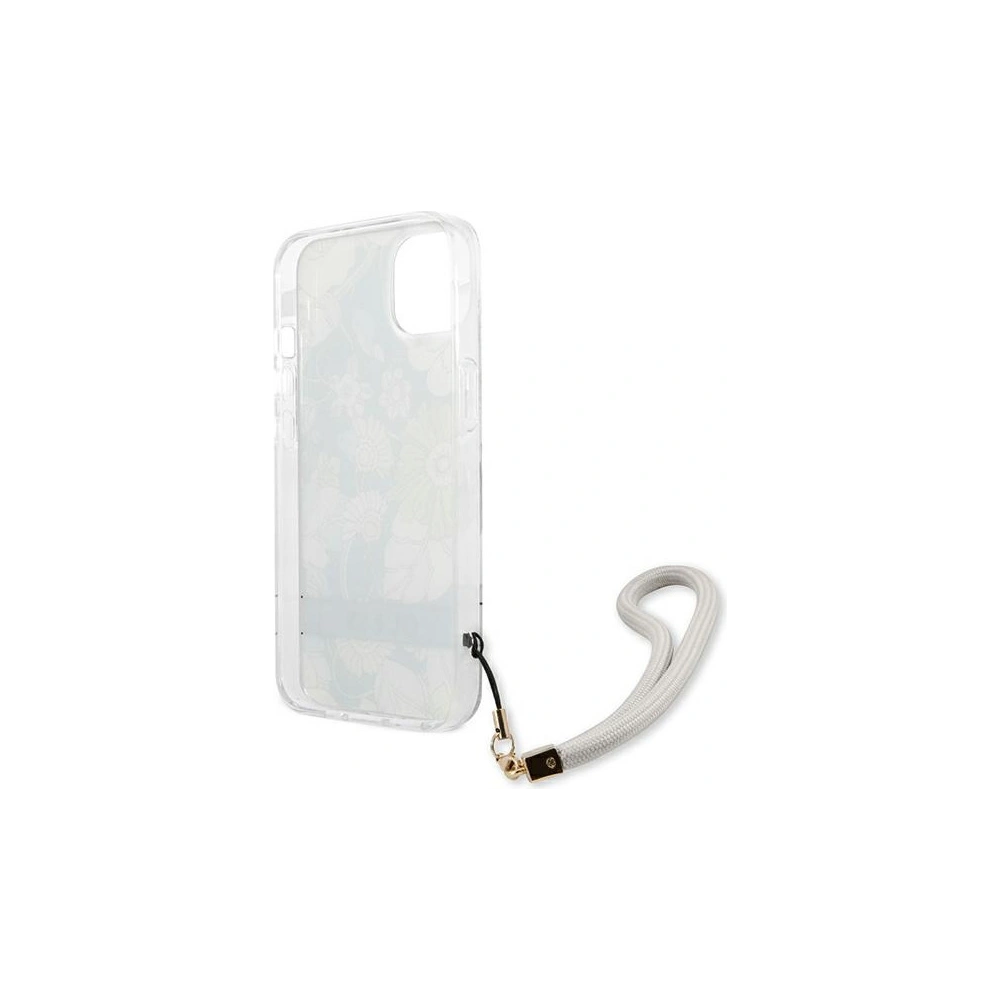 Etui Guess GUHCP13SHFLSN Apple iPhone 13 mini zielony/green hardcase Flower Strap