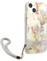 Kup Etui Guess GUHCP13SHFLSU Apple iPhone 13 mini fioletowy/purple hardcase Flower Strap - GUE1776PRP - {ean13} - Sklep Home Screen