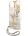 Kup Etui Guess GUHCP13SHFLSU Apple iPhone 13 mini fioletowy/purple hardcase Flower Strap - GUE1776PRP - {ean13} - Sklep Home Screen