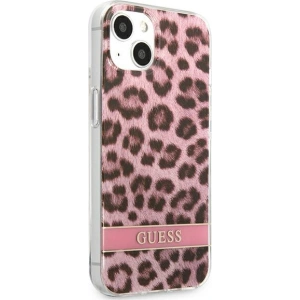 Kup Case Guess GUHCP13SHSLEOP Apple iPhone 13 mini rosa/pink Hartschale Leopard - GUE1777PNK - {ean13} - Sklep Home Screen