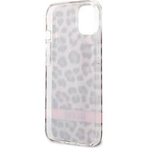Kup Case Guess GUHCP13SHSLEOP Apple iPhone 13 mini rosa/pink Hartschale Leopard - GUE1777PNK - {ean13} - Sklep Home Screen