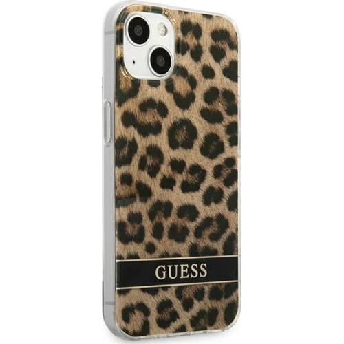 Kup Etui Guess GUHCP13SHSLEOW Apple iPhone 13 mini brązowy/brown hardcase Leopard - GUE1778BR - {ean13} - Sklep Home Screen