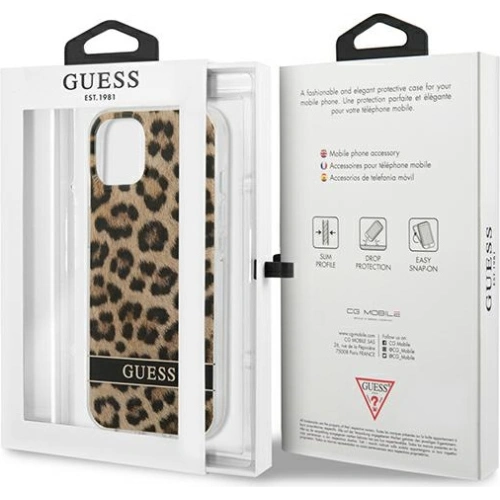 Kup Etui Guess GUHCP13SHSLEOW Apple iPhone 13 mini brązowy/brown hardcase Leopard - GUE1778BR - {ean13} - Sklep Home Screen