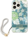 Kup Etui Guess GUHCP13XHFLSN Apple iPhone 13 Pro Max zielony/green hardcase Flower Strap - GUE1781GRN - {ean13} - Sklep Home Screen