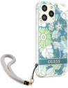 Kup Etui Guess GUHCP13XHFLSN Apple iPhone 13 Pro Max zielony/green hardcase Flower Strap - GUE1781GRN - {ean13} - Sklep Home Screen