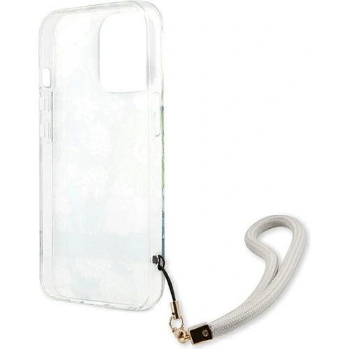 Kup Etui Guess GUHCP13XHFLSN Apple iPhone 13 Pro Max zielony/green hardcase Flower Strap - GUE1781GRN - {ean13} - Sklep Home Screen