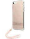 Kup Etui Guess GUOHCI8H4STP Apple iPhone SE 2022/SE 2020/8/7 rózsaszín/pink hardcase 4G Print Strap - GUE1786PNK - {ean13} - Sklep Home Screen