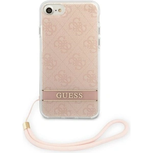 Kup Case Guess GUOHCI8H4STP Apple iPhone SE 2022/SE 2020/8/7 rosa/pink Hardcase 4G Print Strap - GUE1786PNK - {ean13} - Sklep Home Screen
