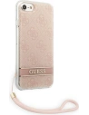 Kup Etui Guess GUOHCI8H4STP Apple iPhone SE 2022/SE 2020/8/7 rózsaszín/pink hardcase 4G Print Strap - GUE1786PNK - {ean13} - Sklep Home Screen