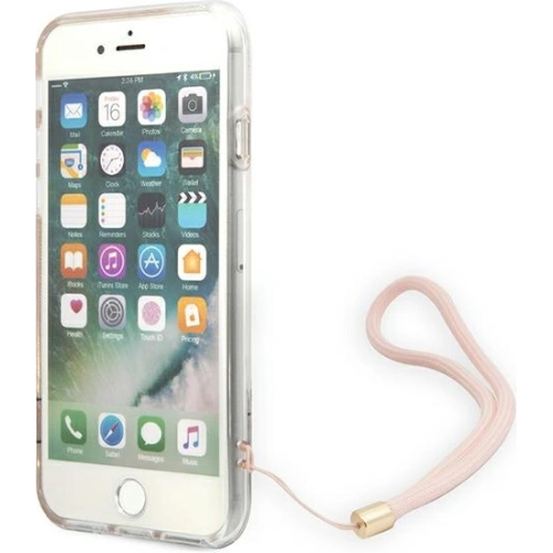 Kup Etui Guess GUOHCI8H4STP Apple iPhone SE 2022/SE 2020/8/7 růžový/pink hardcase 4G Print Strap - GUE1786PNK - {ean13} - Sklep Home Screen