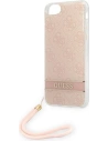 Kup Etui Guess GUOHCI8H4STP Apple iPhone SE 2022/SE 2020/8/7 rózsaszín/pink hardcase 4G Print Strap - GUE1786PNK - {ean13} - Sklep Home Screen